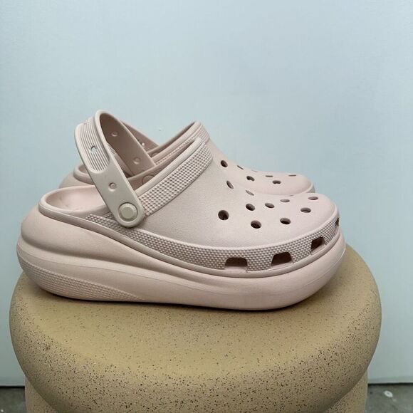 Crocs Unisex Quartz Classic Crush Chunky Platform Clog Mule Flat - Picture 2 of 12